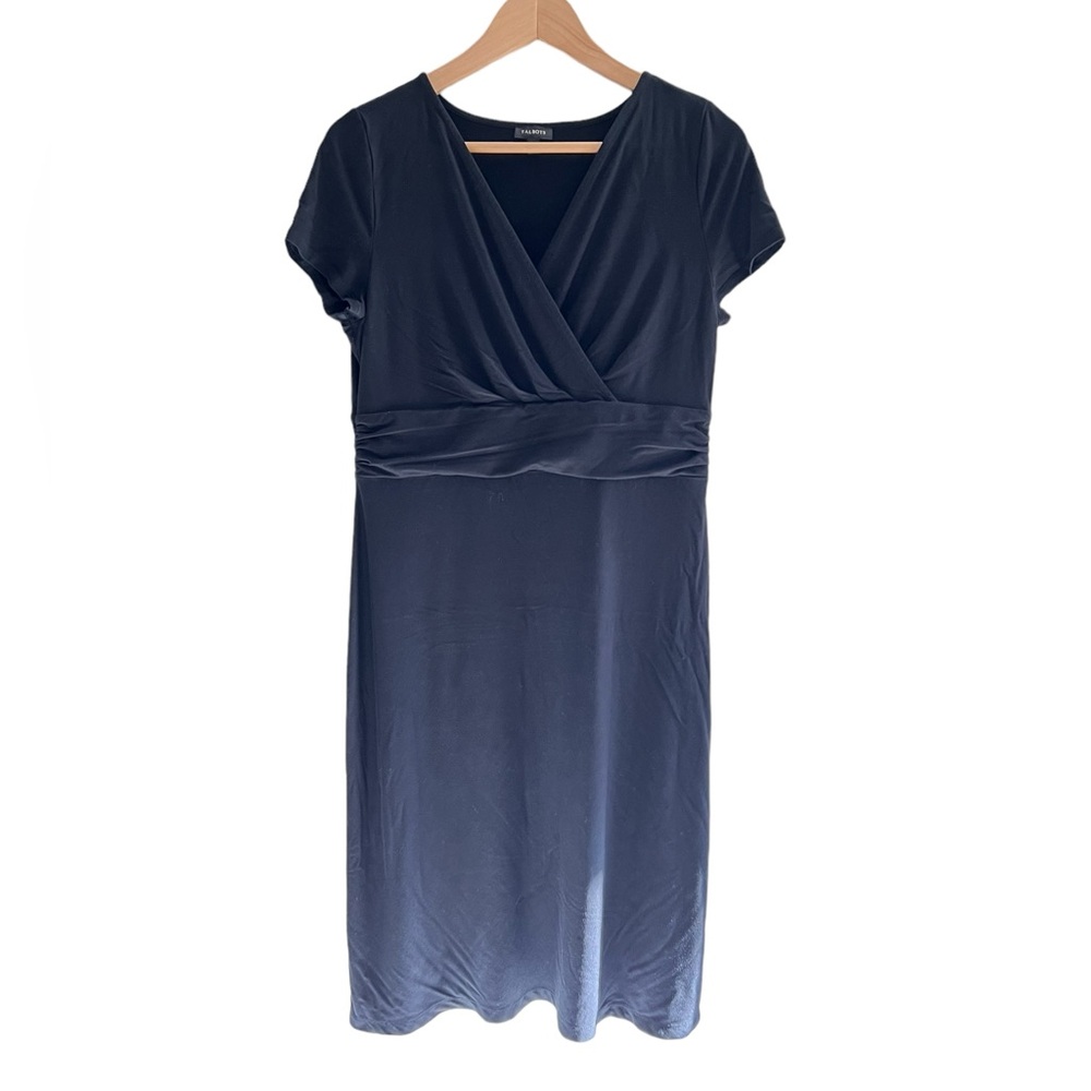 Talbots Short Sleeve V-neck Dress